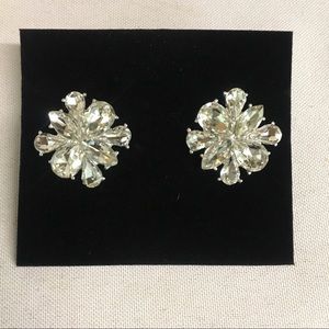 Rhinestone Stud Formal Earrings